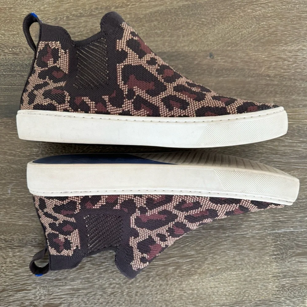 Rothy's The Chelsea High Top Slip On Sneaker Boot in Wildcat - Picture 10 of 14